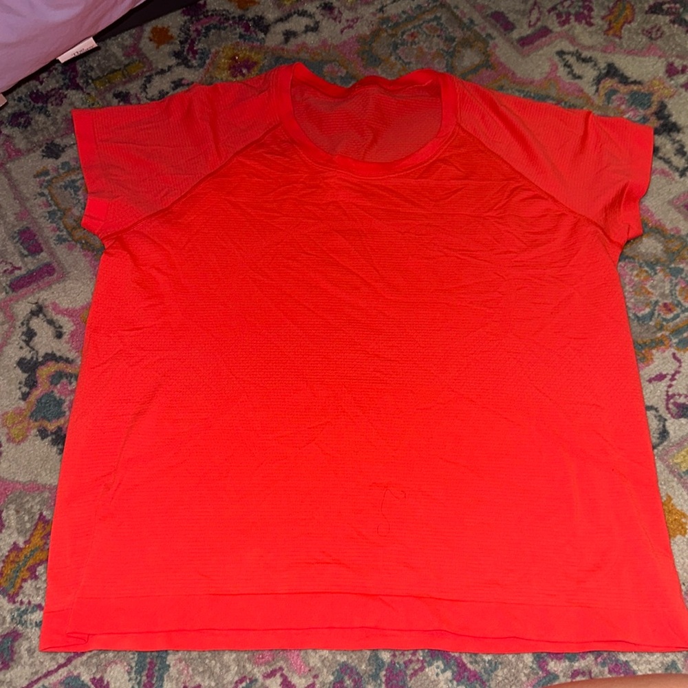 Lululemon swiftly tech short sleeved shirt RACE LENGTH size 12